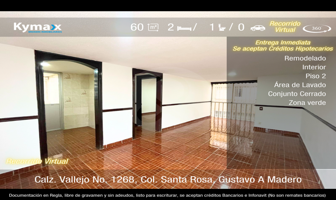 Foto de Departamento en Calz. Vallejo None, Santa Rosa, Gustavo A. Madero, DF / CDMX, 29502961