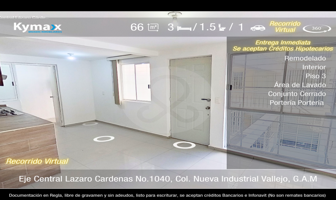 Foto de Departamento en Eje Central Lázaro Cárdenas None, Nueva Industrial Vallejo, Gustavo A. Madero, DF / CDMX, 29502822