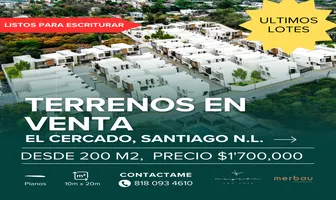 Foto de terreno habitacional en venta en  , el cercado centro, santiago, nuevo león, 30015853 No. 01