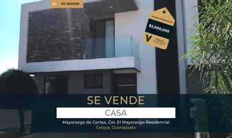 Foto de casa en venta en mayorazgo de cortes , residencial puerta de piedra, celaya, guanajuato, 23445867 No. 01