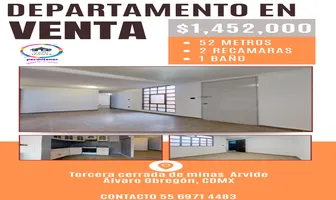 Foto de departamento en venta en tercera cerrada de minas c5, arvide, álvaro obregón, df / cdmx, 29996329 No. 01