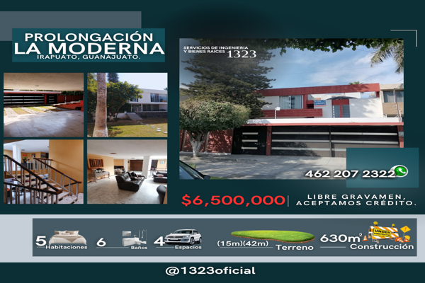 Foto de inmueble en Juan de Arreola #s/n, Col. Moderna Prolongación C.P. 36690, Irapuato