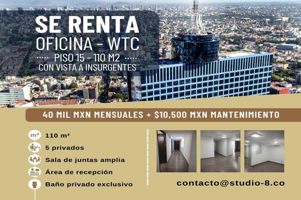 Foto de inmueble en Montecito 38 #38Int. Piso 15, Col. Napoles C.P. 03810, Benito Juárez