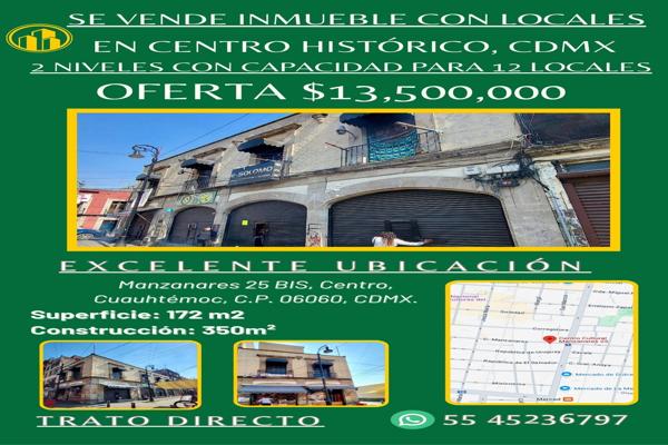 Foto de inmueble en Calle Manzanares 25 #25Int. BIS, Col. Centro (Área 1) C.P. 06000, Cuauhtémoc
