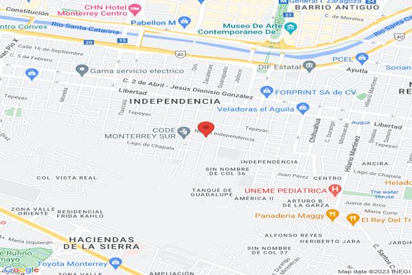 Foto de inmueble en Guanajuato #1011, Col. Independencia C.P. 64720, Monterrey