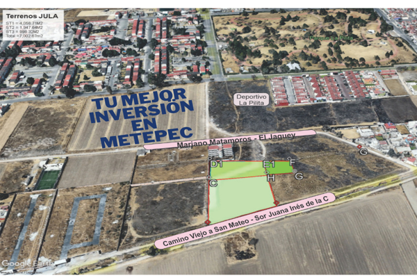 Foto de inmueble en Boulevard Sor Juana Inés de la Cruz  #323, Col. San José La Pilita C.P. 52149, Metepec