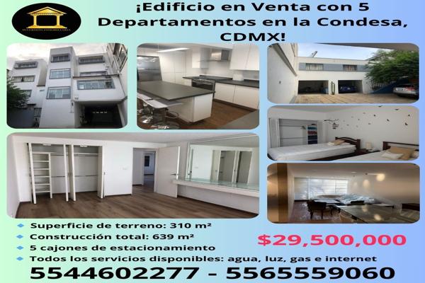 Foto de inmueble en ZAMORA COL CONDESA #s/n, Col. Condesa C.P. 06140, Cuauhtémoc