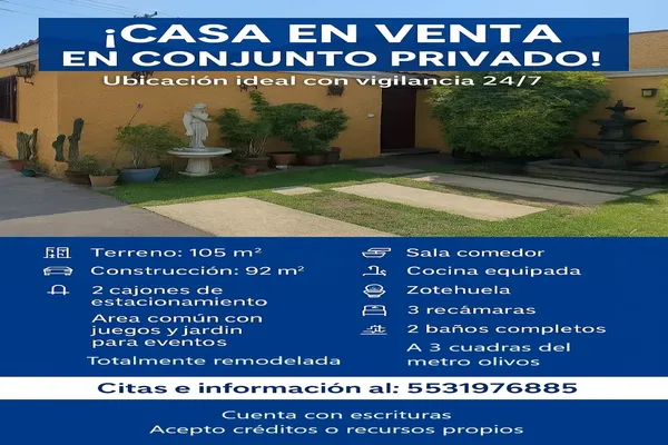 Foto de inmueble en adalberto tejeda #144, Col. Los Olivos C.P. 13210, Tláhuac