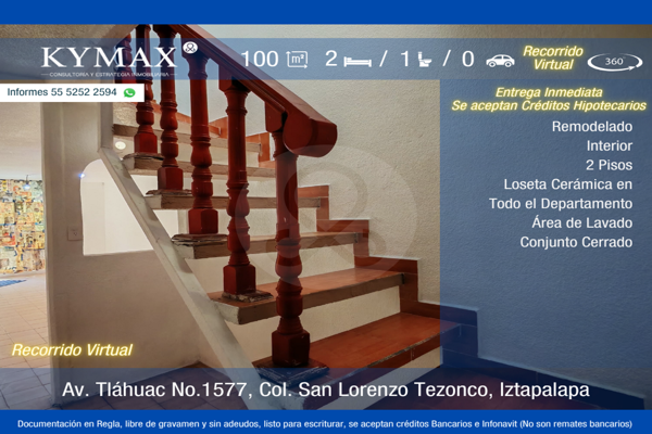 Foto de inmueble en Av. Tlahuac 1500, Tulyehualco Canal de Garay, Ciudad de México, CDMX, México , Col. La Esperanza C.P. 09910, Iztapalapa