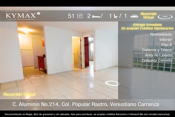 Foto de inmueble en C. Aluminio 300, Col. Popular Rastro C.P. 15220, Venustiano Carranza