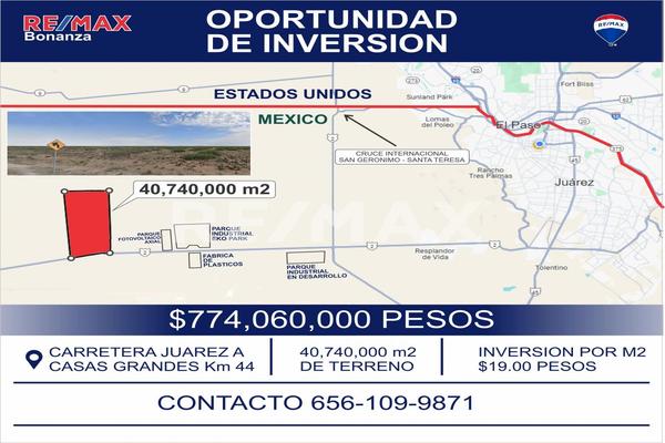 Foto de inmueble en Carretera a Casas Grandes, Col. Aeropuerto C.P. 32690, Juárez