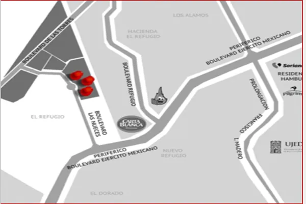 Foto de inmueble en Circuito de los sauces #1689, Col. El Refugio C.P. 35029, Gómez Palacio