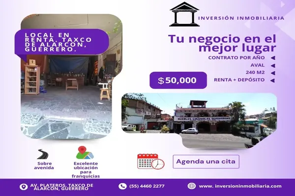 Foto de inmueble en DE LOS PLATEROS #240, Col. Reforma C.P. 40239, Taxco de Alarcón