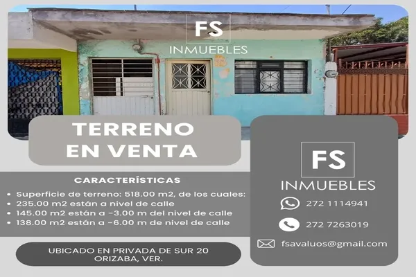 Foto de inmueble en  , Col. Guadalupe Victoria C.P. 94370, Orizaba