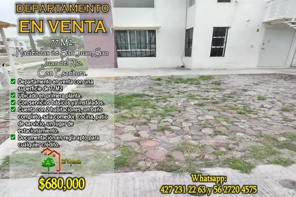 Foto de inmueble en Haciendas Bravo #58, Col. Hacienda San Juan C.P. 76830, San Juan del Río