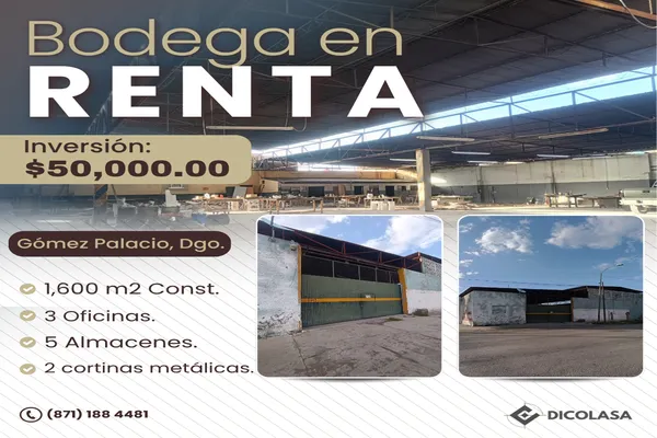 Foto de inmueble en Justo Sierra #207, Col. Gómez Palacio Centro C.P. 35000, Gómez Palacio