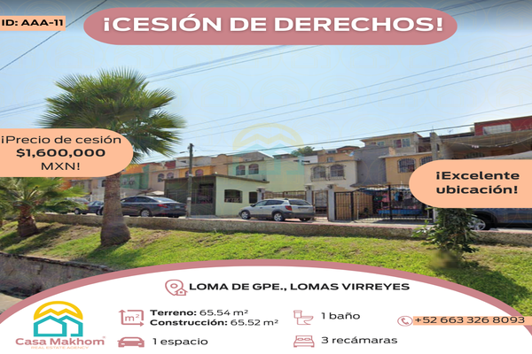 Foto de inmueble en Loma de Guadalupe, Col. Lomas Virreyes C.P. 22244, Tijuana