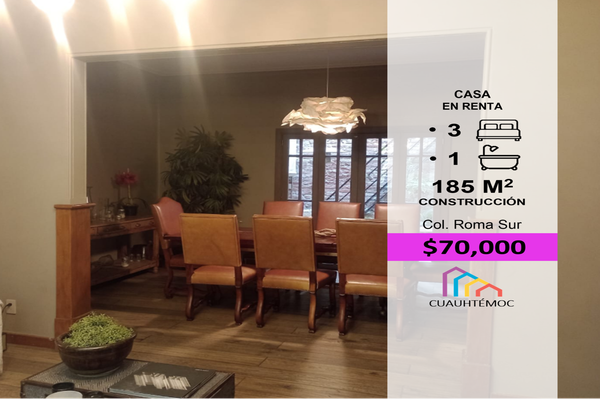 Foto de inmueble en Quintana Roo, Col. Roma Sur C.P. 06760, Cuauhtémoc