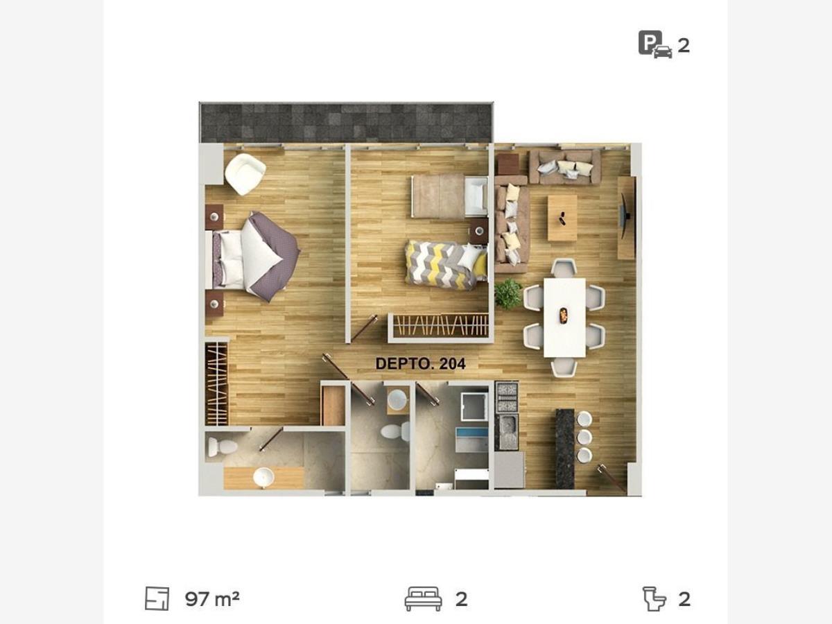 Foto de departamento en renta