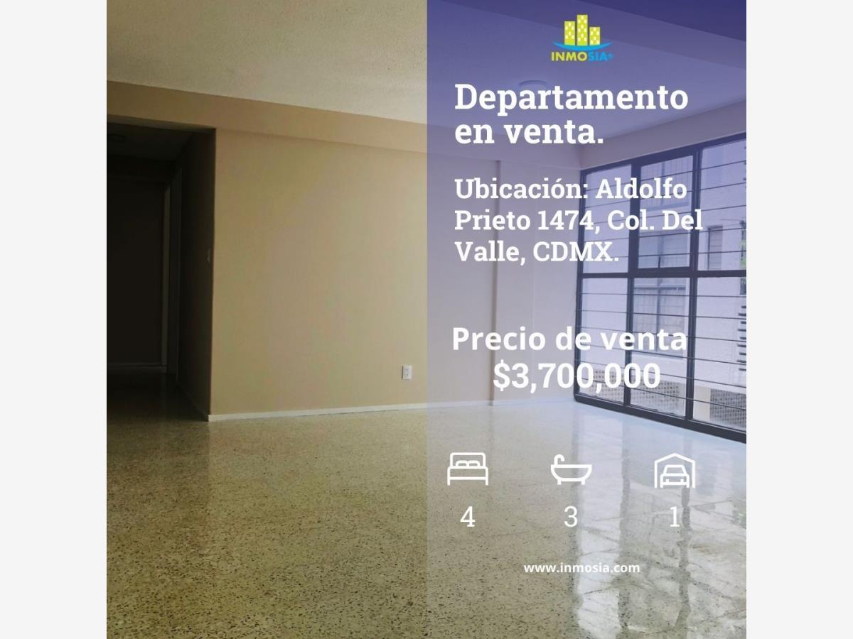 Foto de departamento en venta en adolfo prieto 1474, del valle sur, benito juárez, df / cdmx, 26635289 No. 01