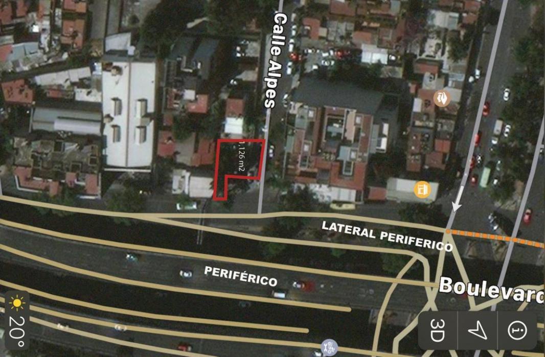 Foto de terreno habitacional en venta en alpes 68, los alpes, álvaro obregón, df / cdmx, 10233552 No. 01