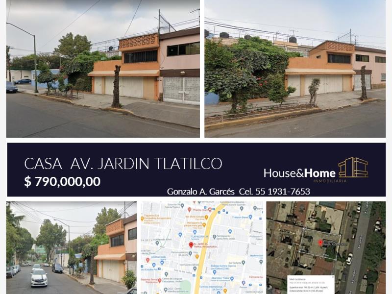 Foto de casa en venta en avenida jardín 24, tlatilco, azcapotzalco, df / cdmx, 22686846 No. 01