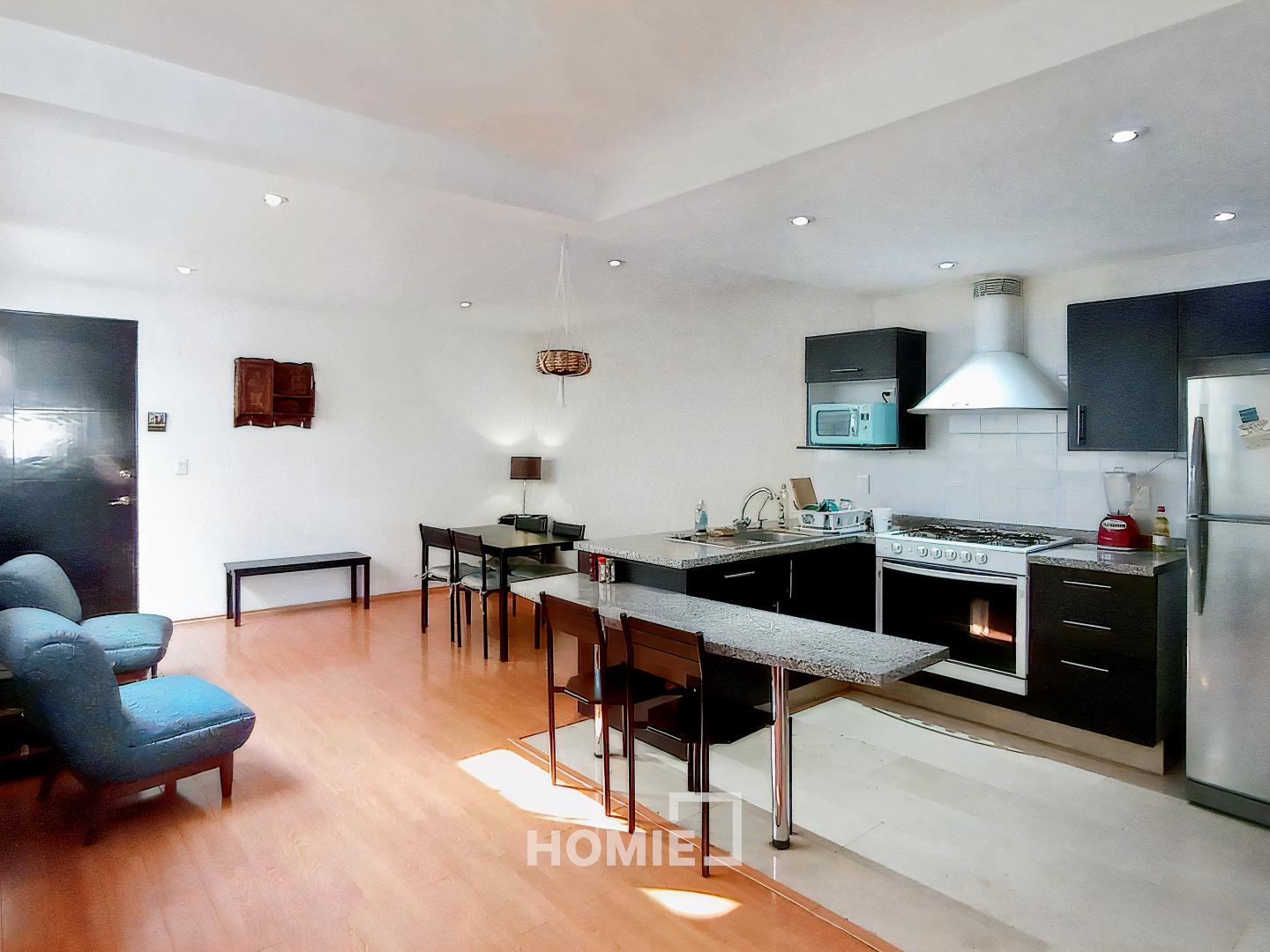 Foto de departamento en renta en calle monclova 53, roma sur, cuauhtémoc, df / cdmx, 25527176 No. 02
