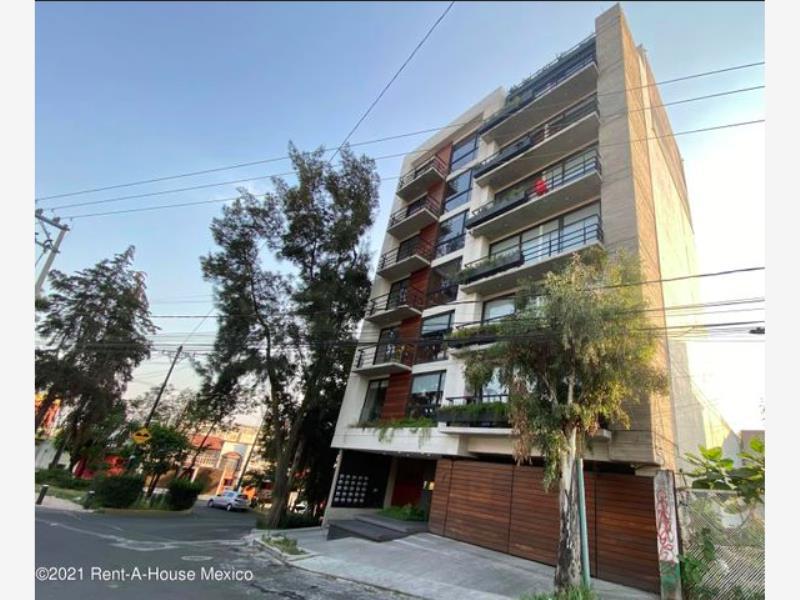 Foto de departamento en renta en calzada de los corceles 7, colina del sur, álvaro obregón, df / cdmx, 23637063 No. 01