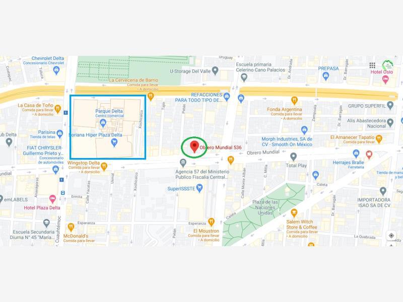 Foto de terreno habitacional en venta en calzada obrero mundial 536, piedad narvarte, benito juárez, df / cdmx, 16740446 No. 02