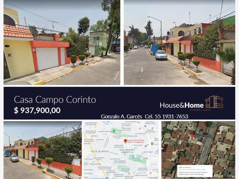 Foto de casa en venta en campo corinto 40, industrial san antonio, azcapotzalco, df / cdmx, 22682944 No. 01