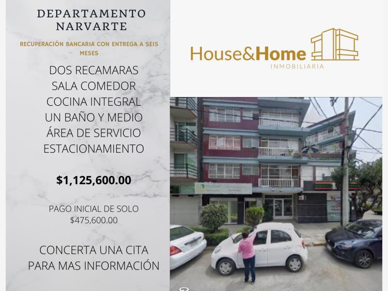 Foto de departamento en venta en diagonal de san antonio 1803, narvarte poniente, benito juárez, df / cdmx, 25162469 No. 01