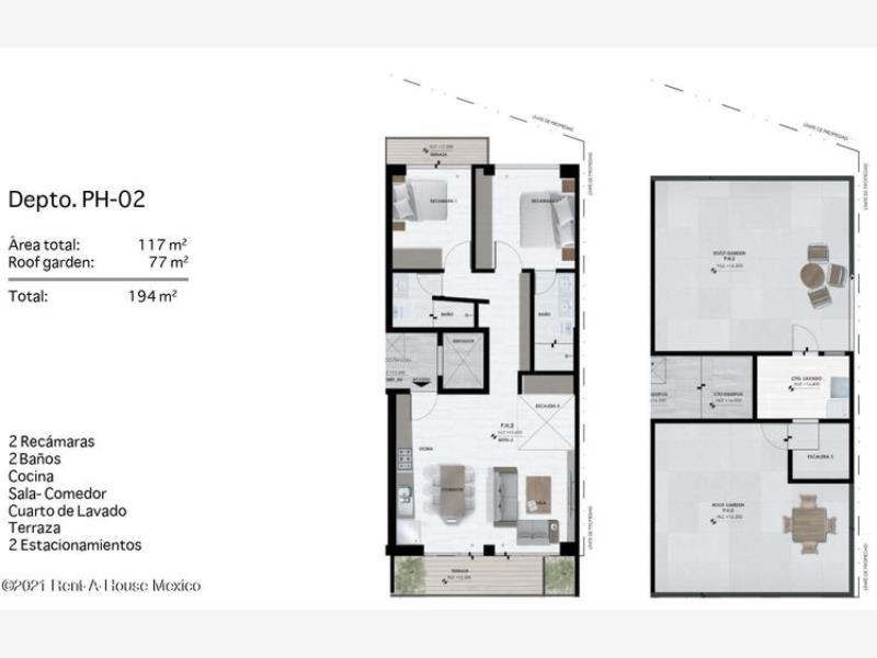 Foto de departamento en venta en guanajuato 200 200, roma norte, cuauhtémoc, df / cdmx, 21269929 No. 03