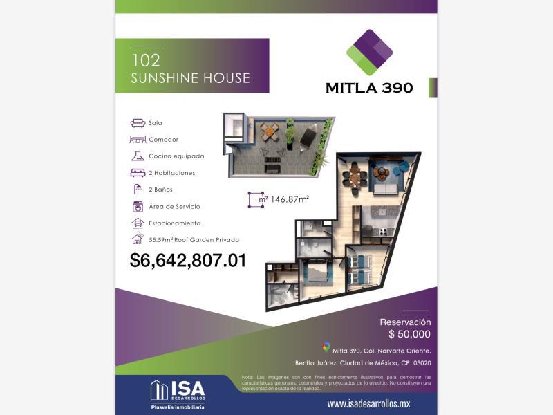 Foto de departamento en venta en mitla 390, narvarte poniente, benito juárez, df / cdmx, 25314801 No. 01