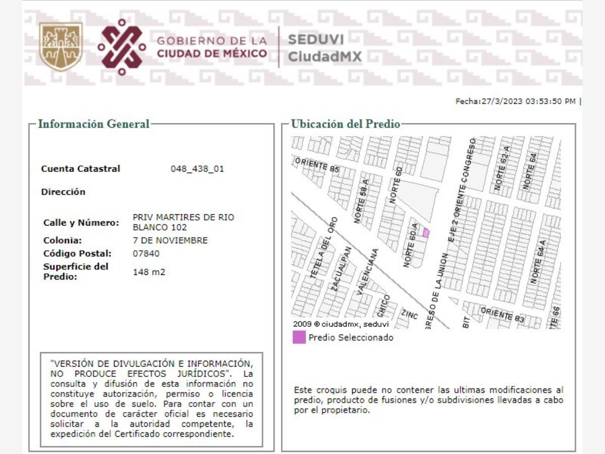 Foto de terreno habitacional en venta en pivada mártires de río blanco 1, 7 de noviembre, gustavo a. madero, df / cdmx, 0 No. 03