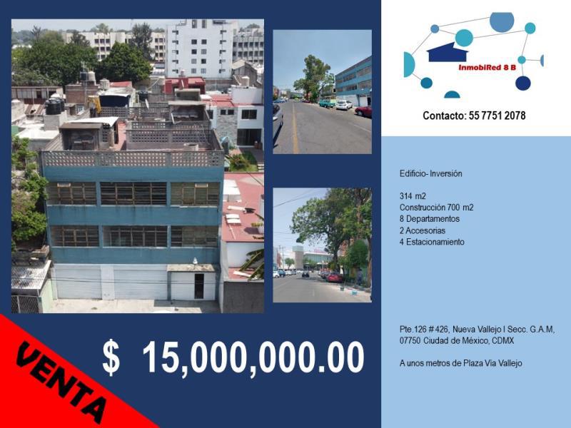 Foto de edificio en venta en poniente 126 426, nueva vallejo, gustavo a. madero, df / cdmx, 25129241 No. 01