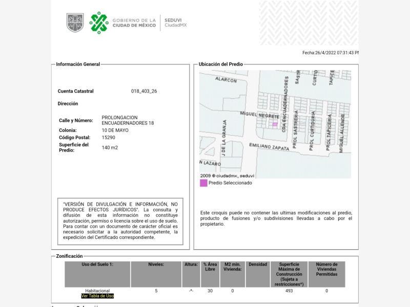 Foto de terreno habitacional en venta en prolongación encuadernadores 18, 10 de mayo, venustiano carranza, df / cdmx, 24802355 No. 03