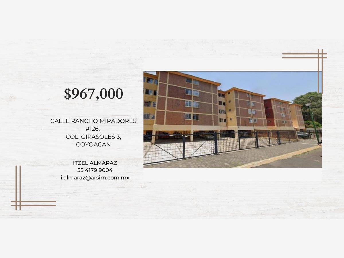 Foto de departamento en venta en rancho miradores 10, los girasoles, coyoacán, df / cdmx, 27085797 No. 01