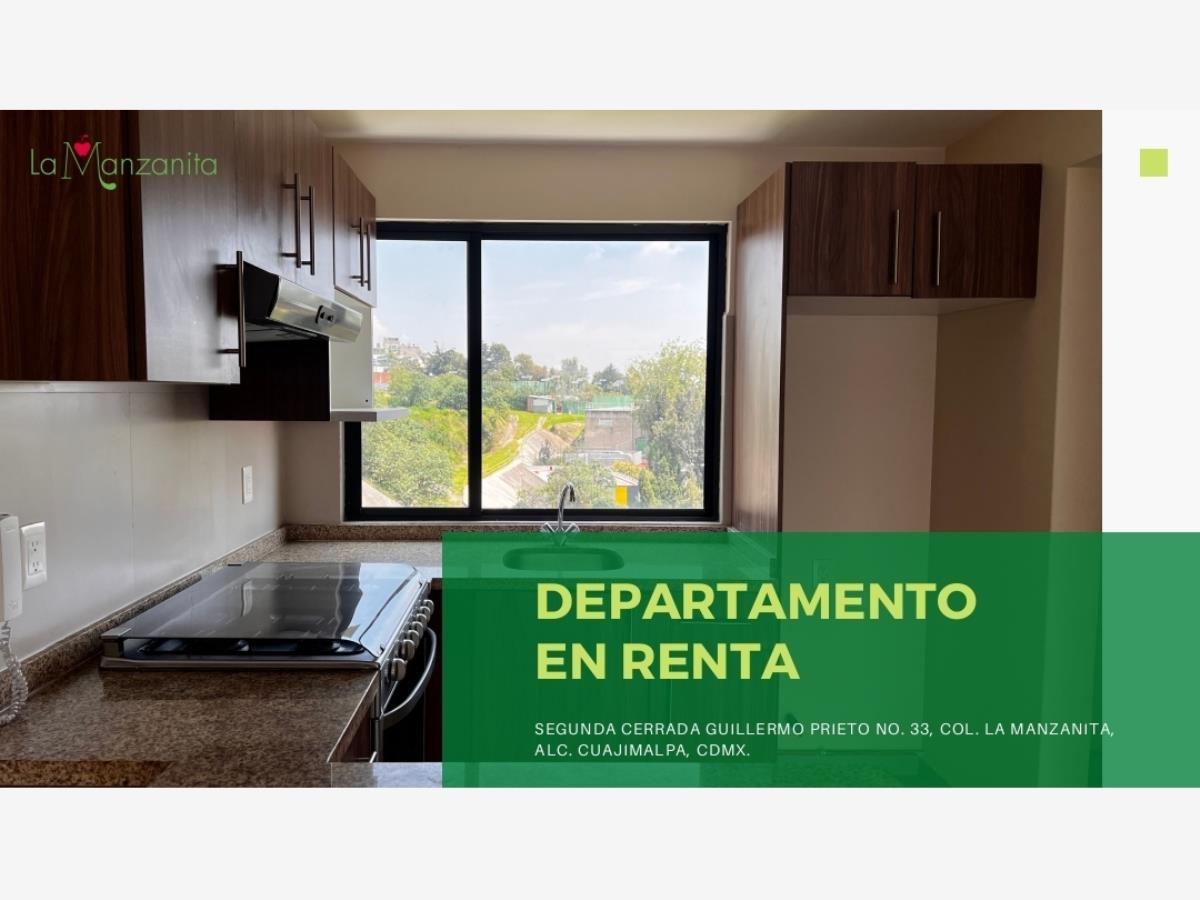 Foto de departamento en renta en segunda cerrada guillermo prieto 33, la manzanita, cuajimalpa de morelos, df / cdmx, 0 No. 01