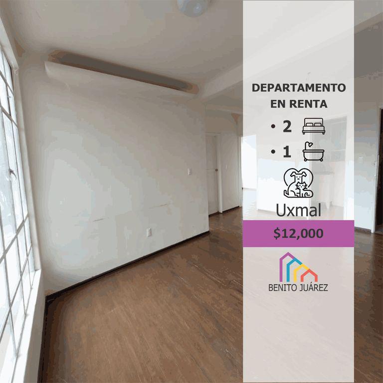 Foto de departamento en renta en uxmal 161, narvarte poniente, benito juárez, df / cdmx, 0 No. 01